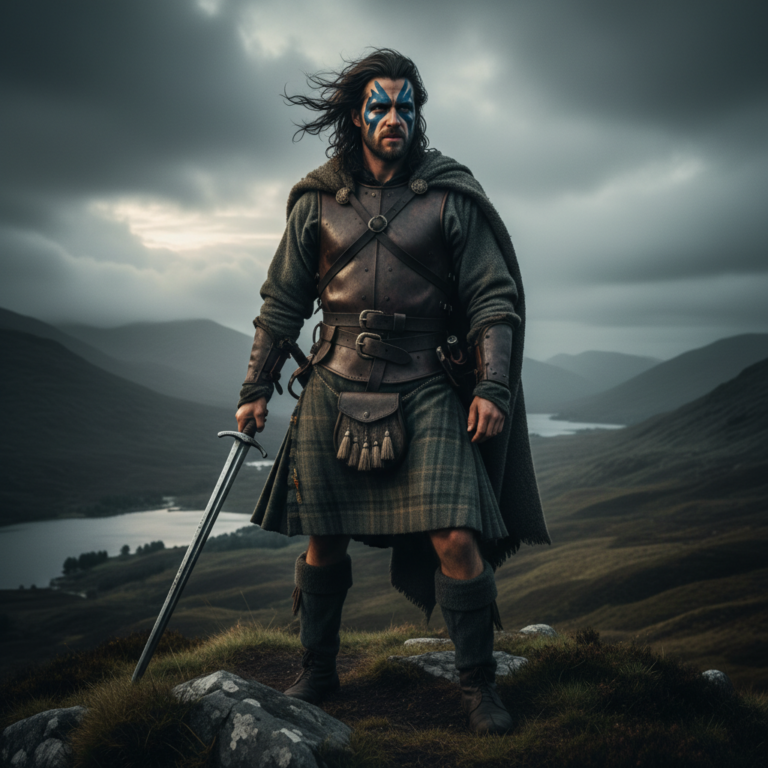 Сгенерировать фото или селфи в стиле фильма "Храброе сердце"