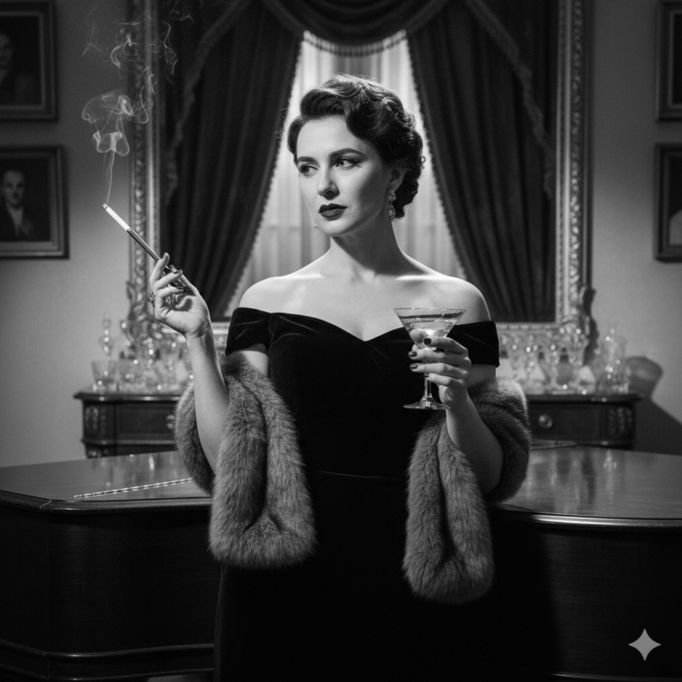 Сгенерировать фото или селфи в стиле фильма "Всё о Еве"