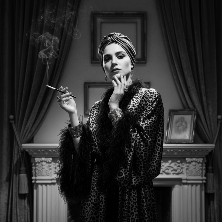 Сгенерировать фото или селфи в стиле фильма "Сансет бульвар"