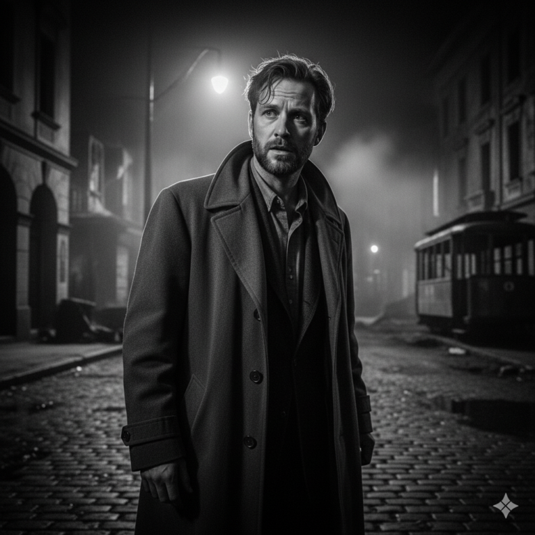 Сгенерировать фото или селфи в стиле фильма "Третий человек"