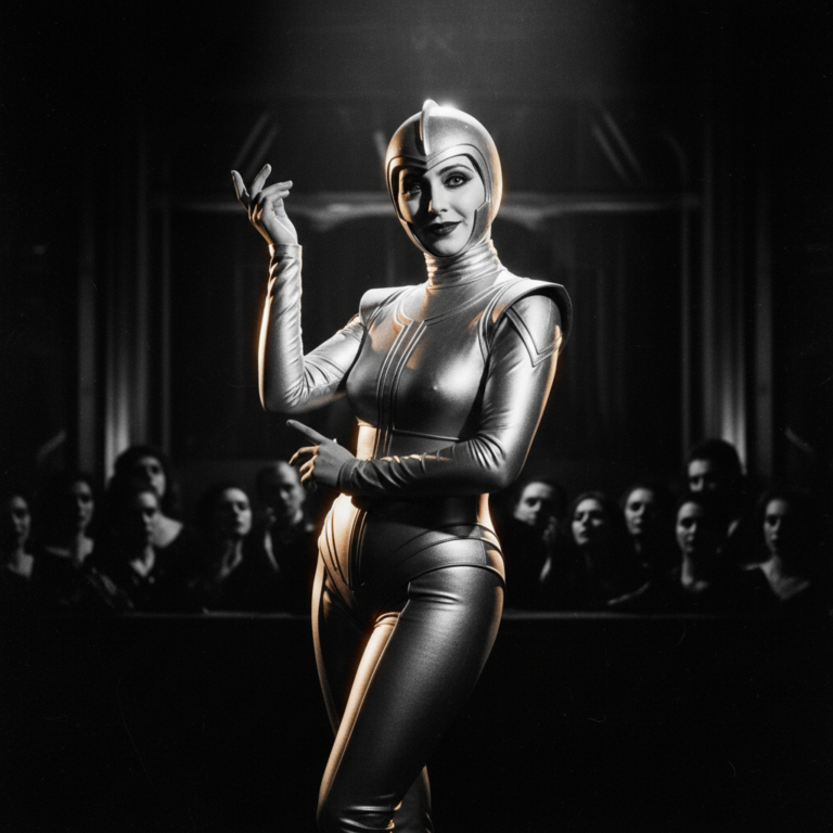 Сгенерировать фото или селфи в стиле фильма "Метрополис"