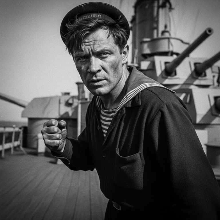 Сгенерировать фото или селфи в стиле фильма "Броненосец «Потёмкин»"