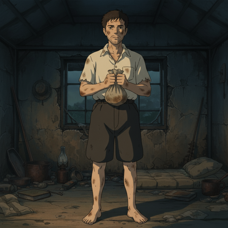 Сгенерировать фото или селфи в стиле фильма "Могила светлячков"