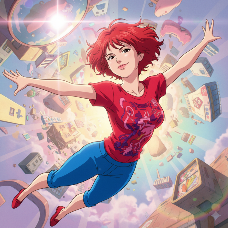 Сгенерировать фото или селфи в стиле фильма "Паприка"