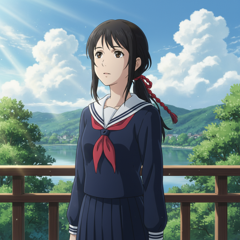 Сгенерировать фото или селфи в стиле фильма "Твоё имя"