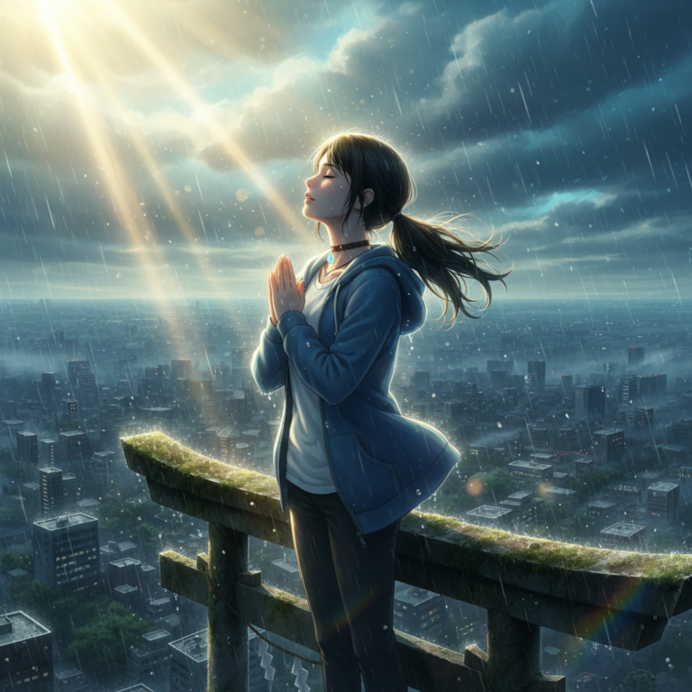 Сгенерировать фото или селфи в стиле фильма "Дитя погоды"