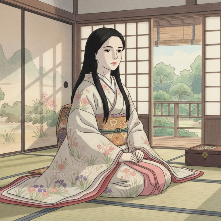 Сгенерировать фото или селфи в стиле фильма "Сказание о принцессе Кагуя"