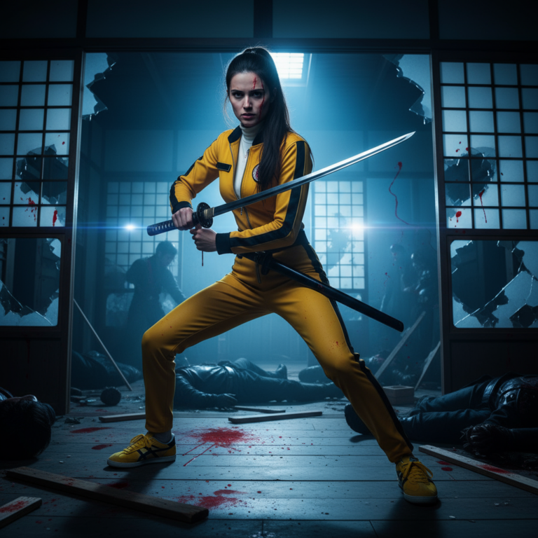 Сгенерировать фото или селфи в стиле фильма "Убить Билла. Фильм 1"