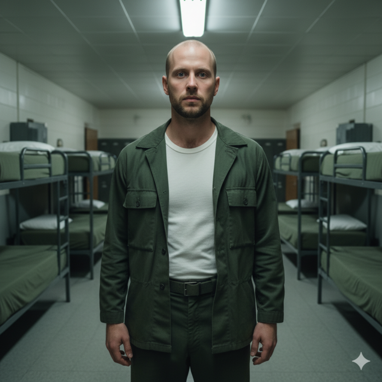 Сгенерировать фото или селфи в стиле фильма "Цельнометаллическая оболочка"