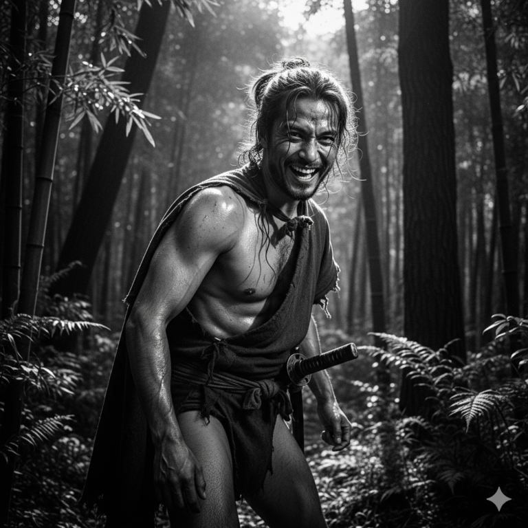 Сгенерировать фото или селфи в стиле фильма "Расёмон"