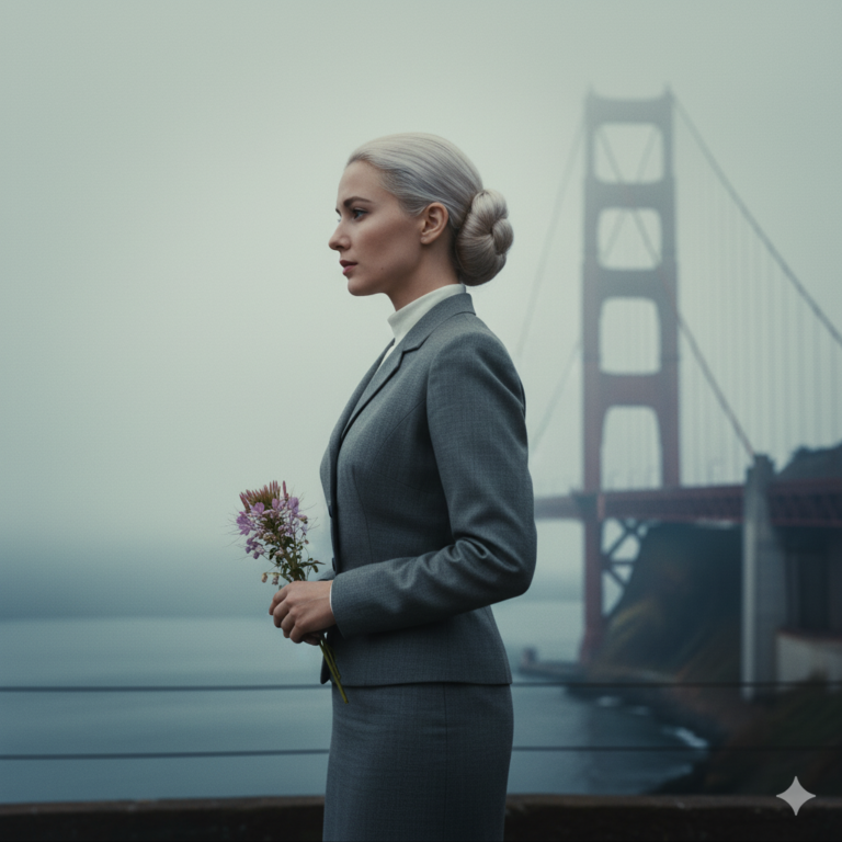 Сгенерировать фото или селфи в стиле фильма "Головокружение"