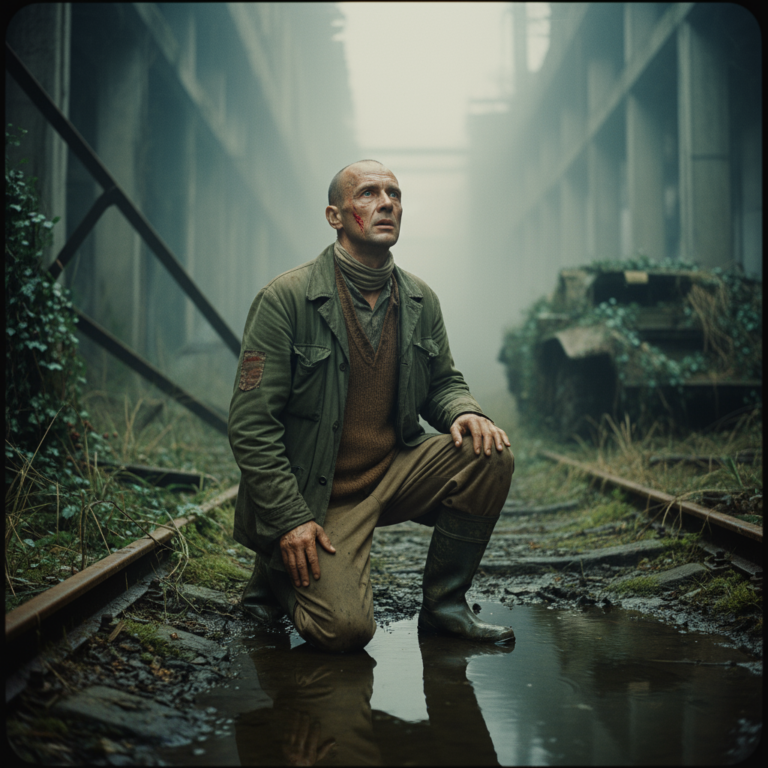 Сгенерировать фото или селфи в стиле фильма "Сталкер"