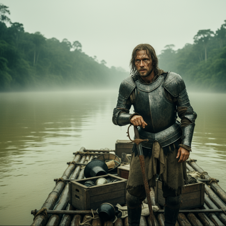 Сгенерировать фото или селфи в стиле фильма "Агирре, гнев божий"