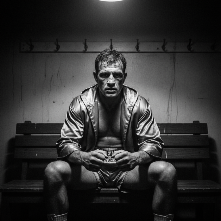 Сгенерировать фото или селфи в стиле фильма "Бешеный бык"