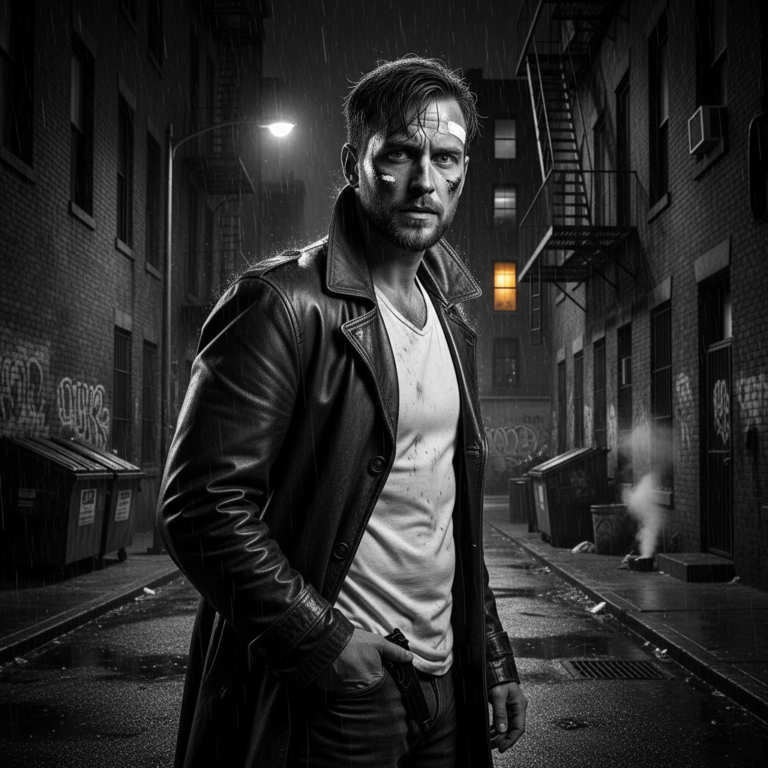 Сгенерировать фото или селфи в стиле фильма "Город грехов"