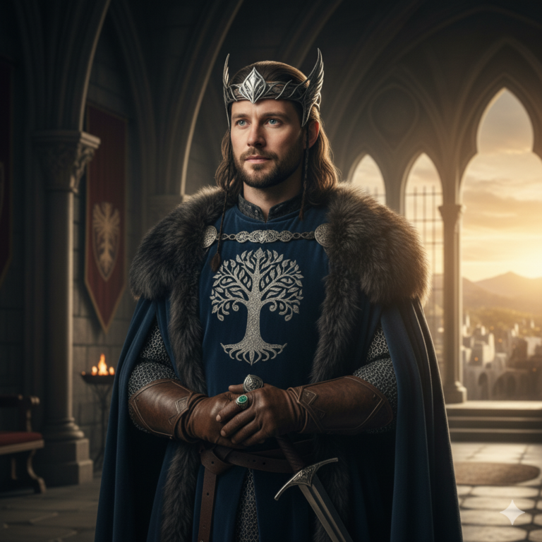 Сгенерировать фото или селфи в стиле фильма "Властелин колец: Возвращение короля"