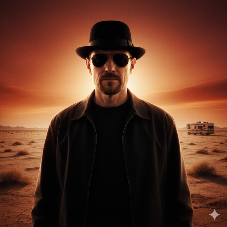 Сгенерировать фото или селфи в стиле сериала "Во все тяжкие"