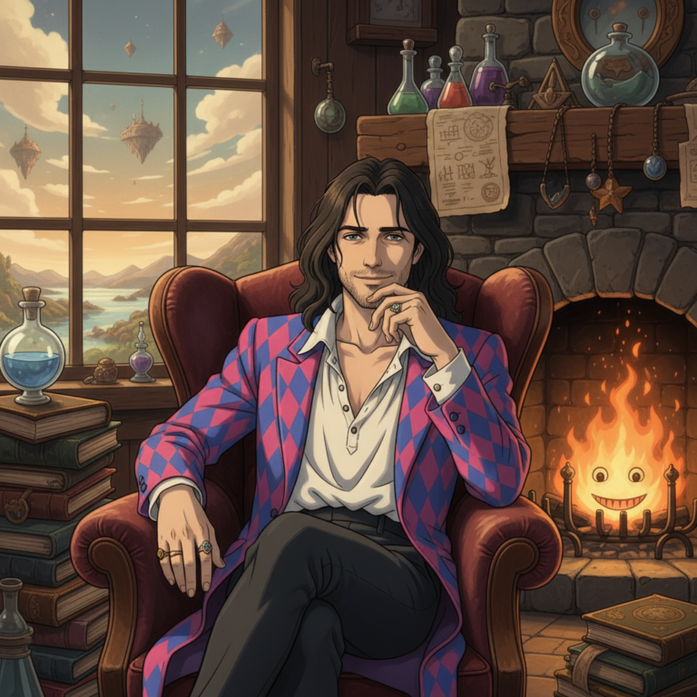 Сгенерировать фото или селфи в стиле персонажа "Ходячий замок"