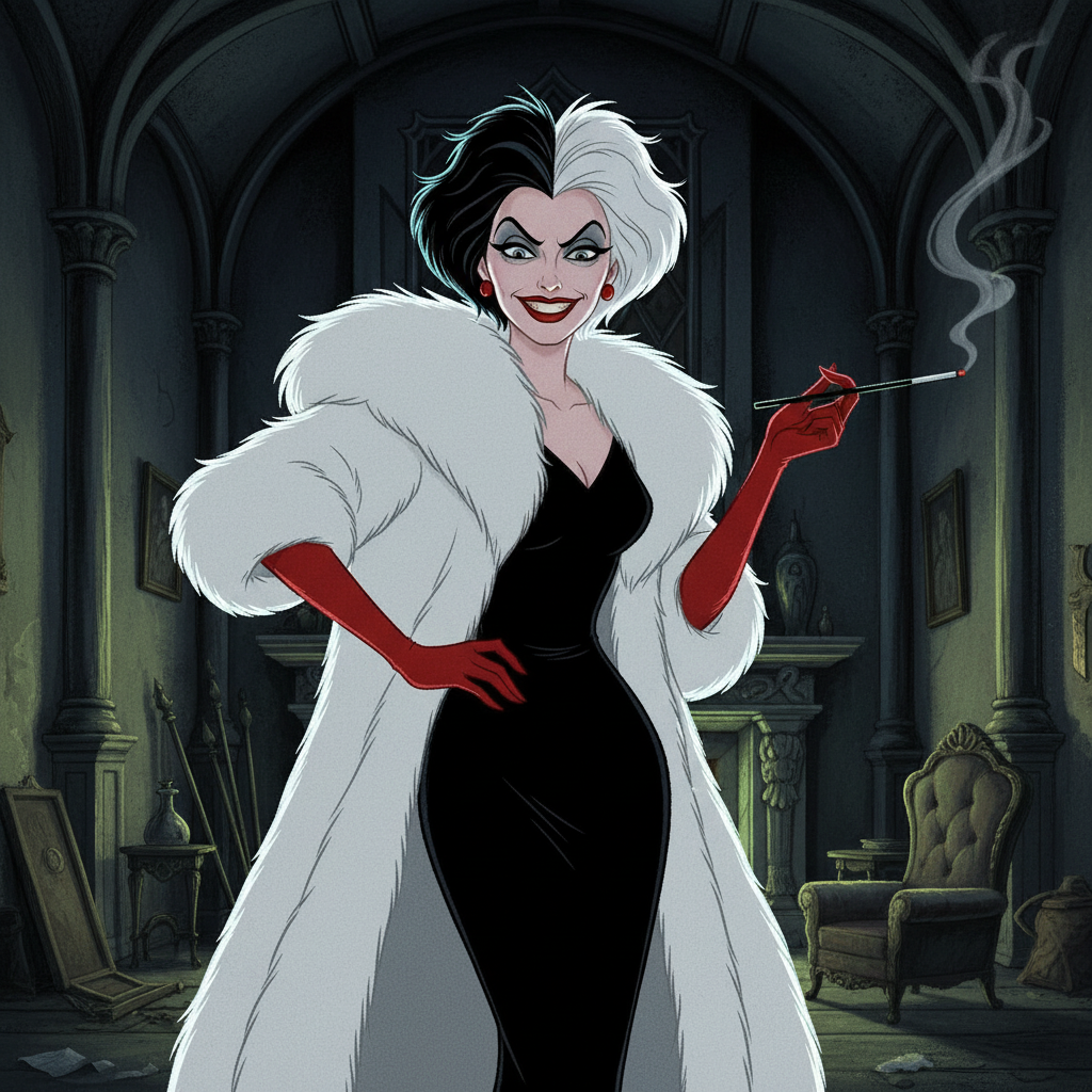 Сгенерировать фото или селфи в стиле персонажа «101 далматинец»