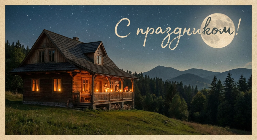 Создать открытку-картинку с поздравлением на Час Земли с помощью нейросети