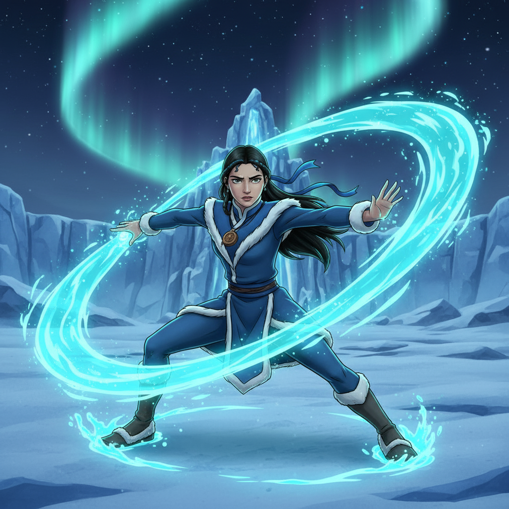 Сгенерировать фото или селфи в стиле персонажа «Аватар: Легенда об Аанге»