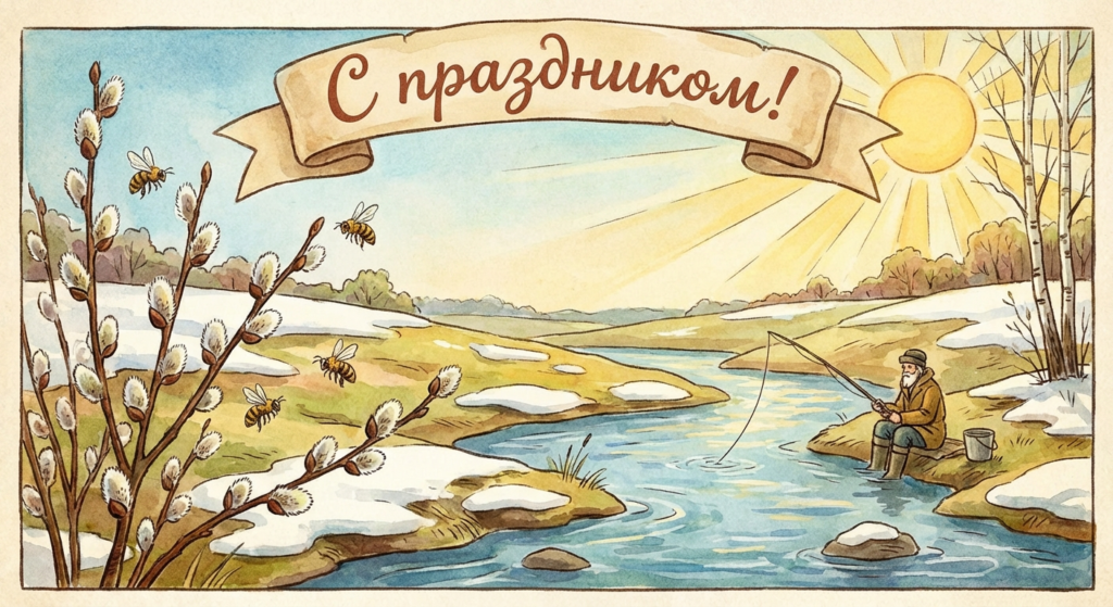 Создать открытку-картинку с поздравлением на Теплый Алексей с помощью нейросети