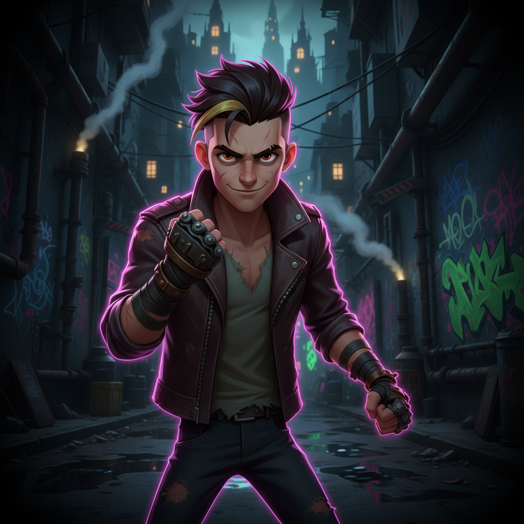 Сгенерировать фото или селфи в стиле персонажа «Аркейн»