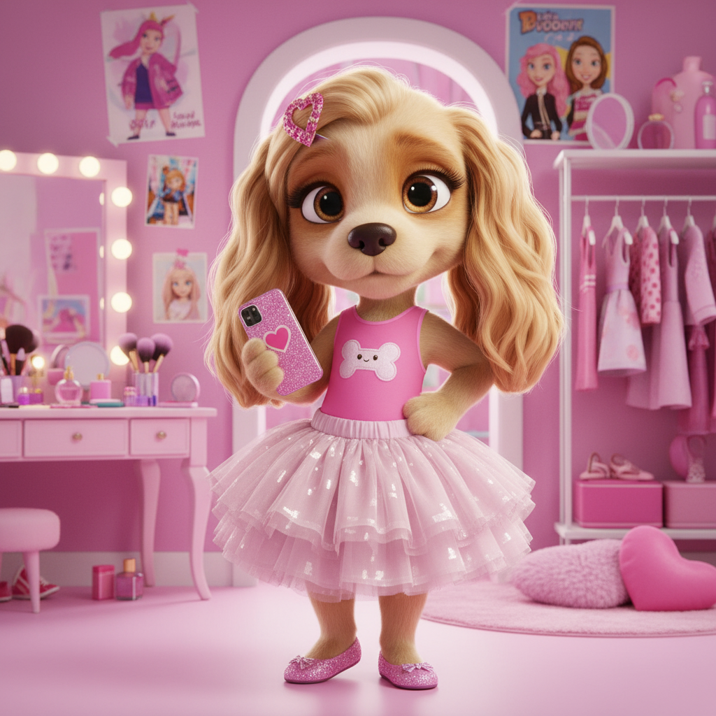 Сгенерировать фото или селфи в стиле персонажа "Барбоскины"