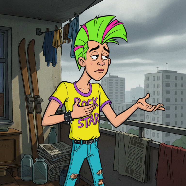 Сгенерировать фото или селфи в стиле персонажа "Возвращение блудного попугая"