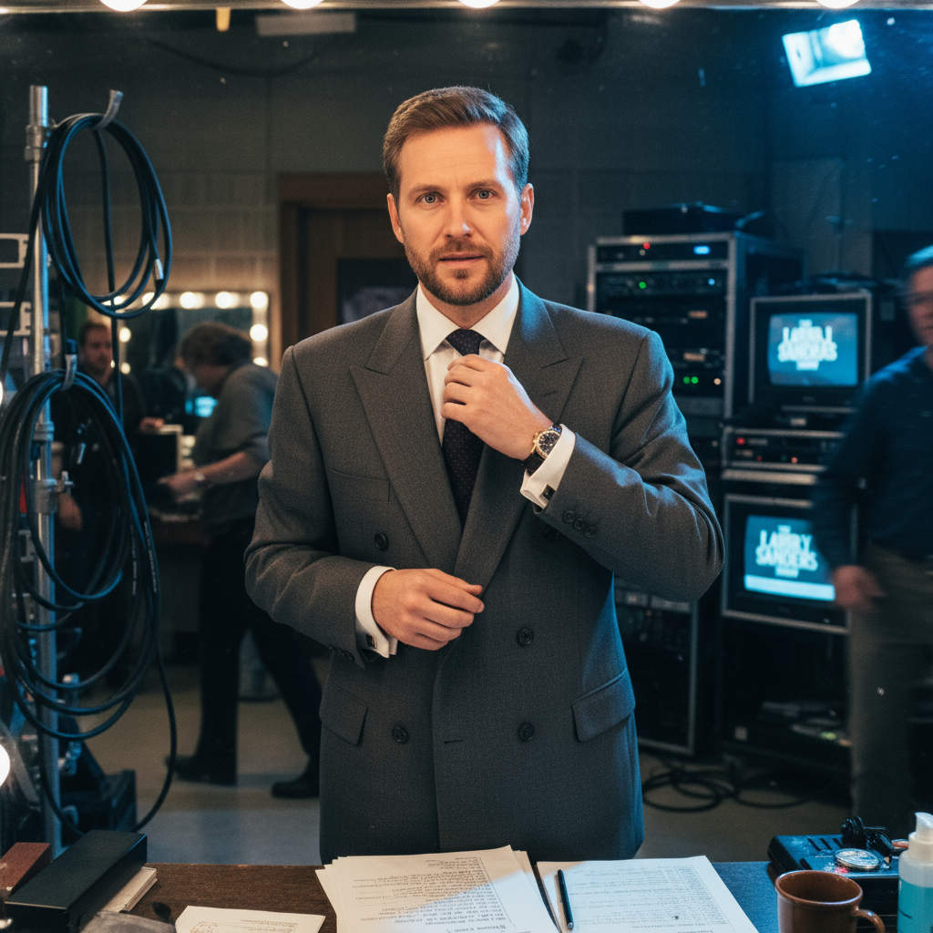 Сгенерировать фото или селфи в стиле сериала «Шоу Ларри Сандерса»