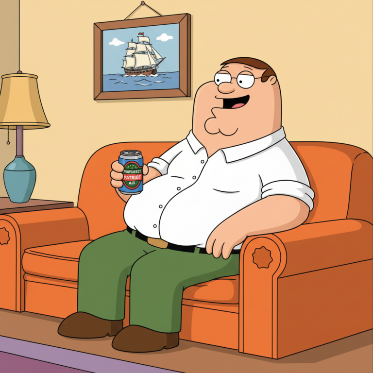 Сгенерировать фото или селфи в стиле персонажа "Гриффины"