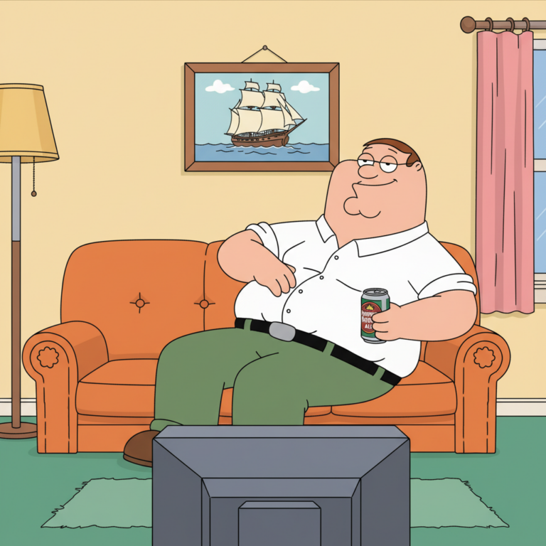 Сгенерировать фото или селфи в стиле сериала "Гриффины"