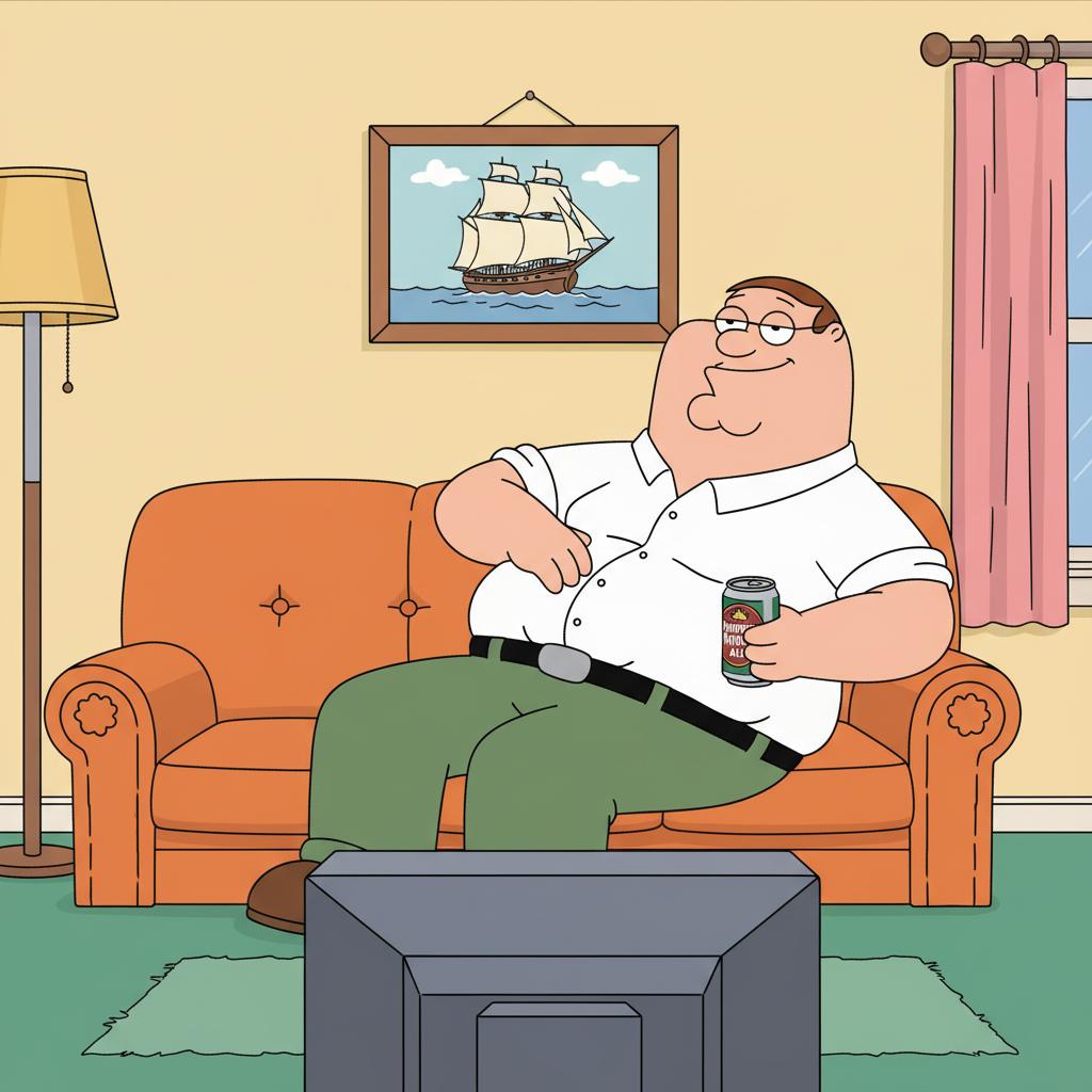 Сгенерировать фото или селфи в стиле сериала «Гриффины»