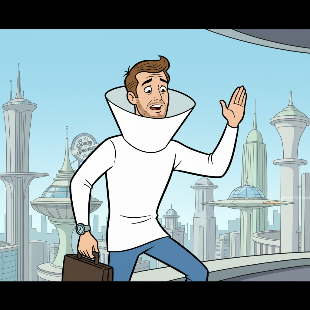 Сгенерировать фото или селфи в стиле персонажа "Джетсоны"