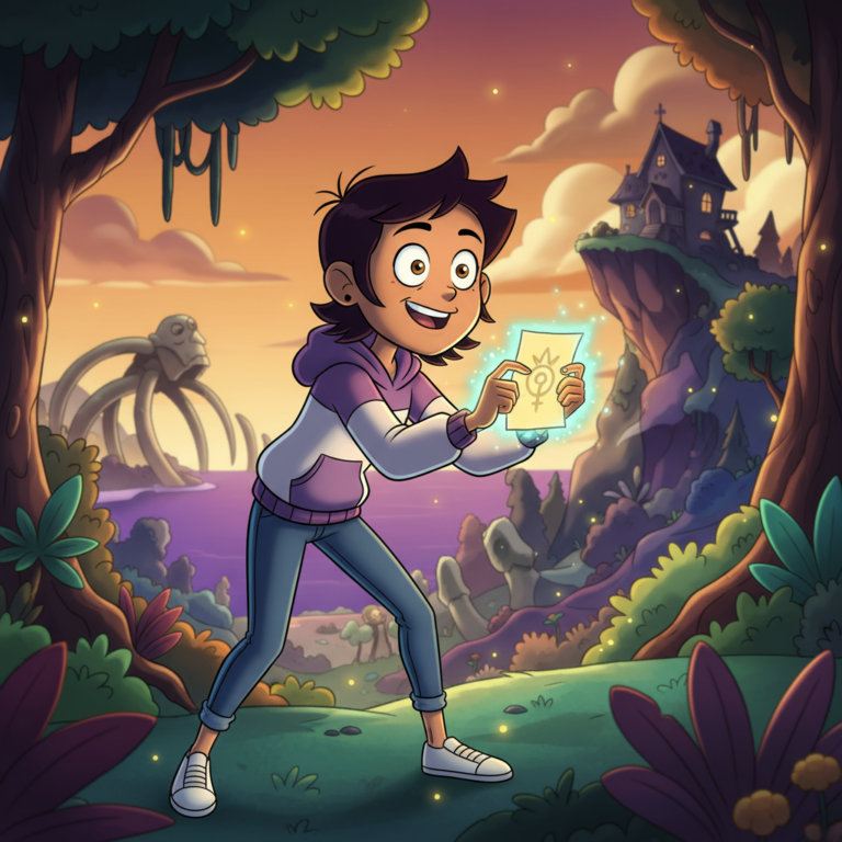 Сгенерировать фото или селфи в стиле персонажа "Дом совы"