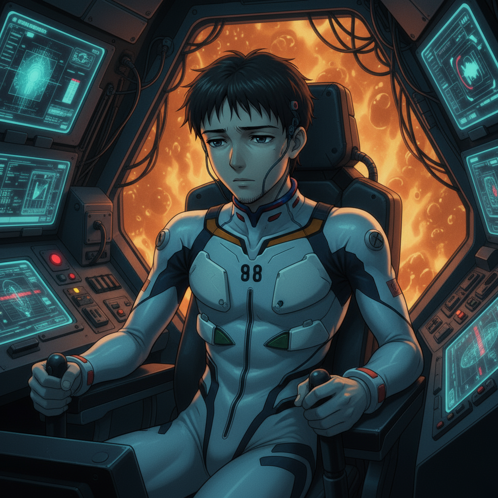 Сгенерировать фото или селфи в стиле персонажа «Евангелион»