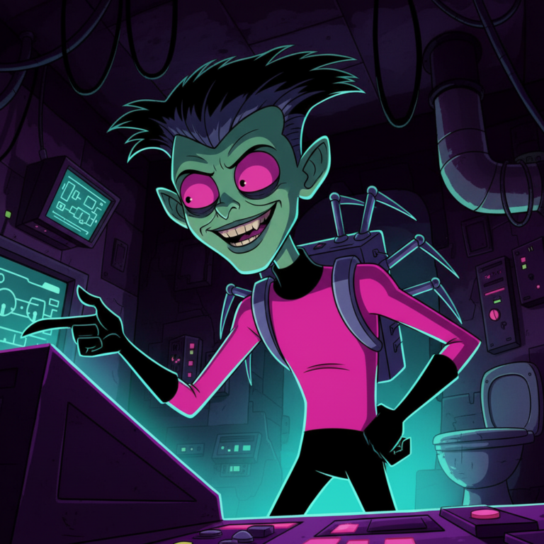 Сгенерировать фото или селфи в стиле персонажа "Захватчик Зим"