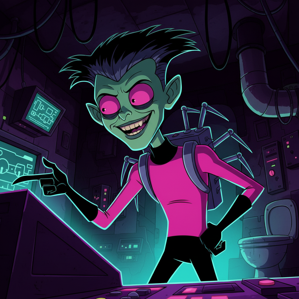 Сгенерировать фото или селфи в стиле персонажа «Захватчик Зим»