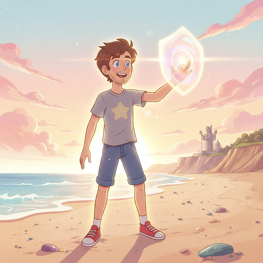 Сгенерировать фото или селфи в стиле сериала "Вселенная Стивена"