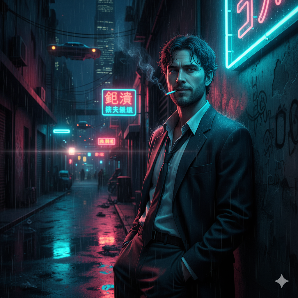 Сгенерировать фото или селфи в стиле персонажа «Ковбой Бибоп»