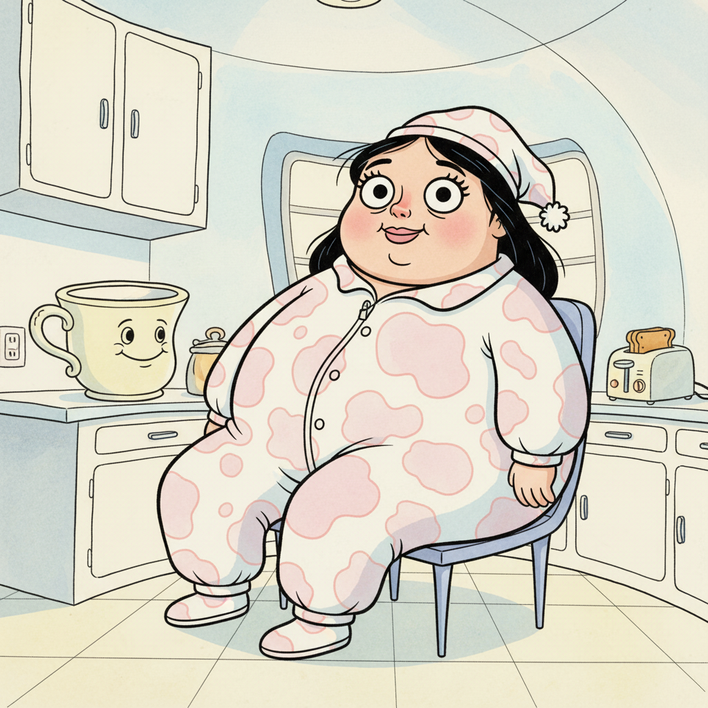 Сгенерировать фото или селфи в стиле персонажа "Коровка и Петушок"