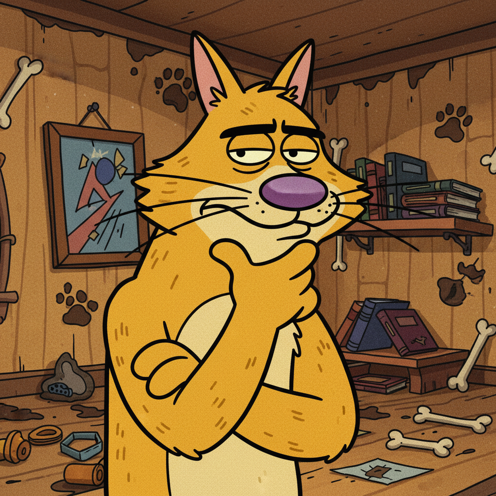 Сгенерировать фото или селфи в стиле персонажа «Котопёс»