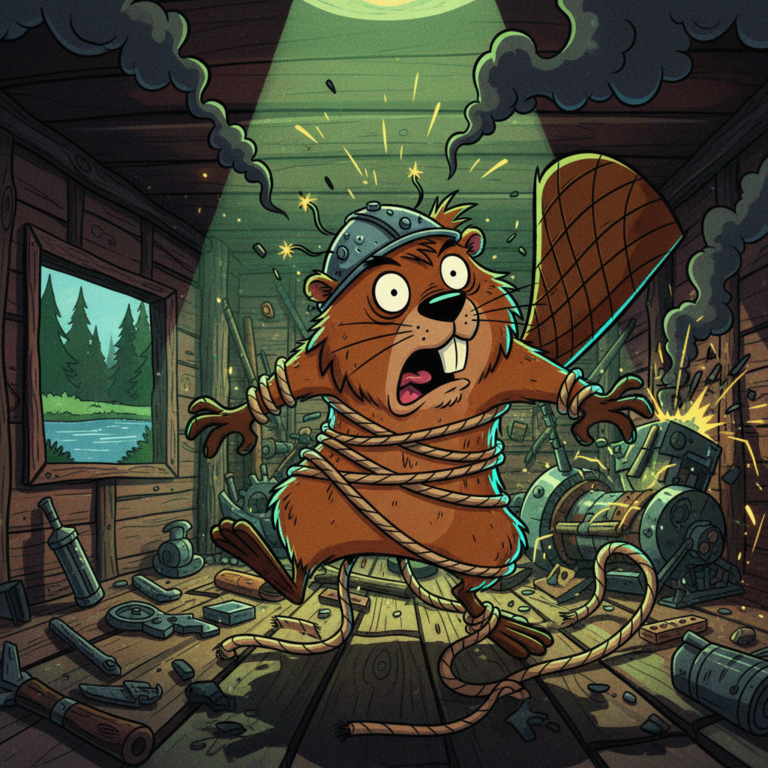 Сгенерировать фото или селфи в стиле персонажа "Крутые бобры"