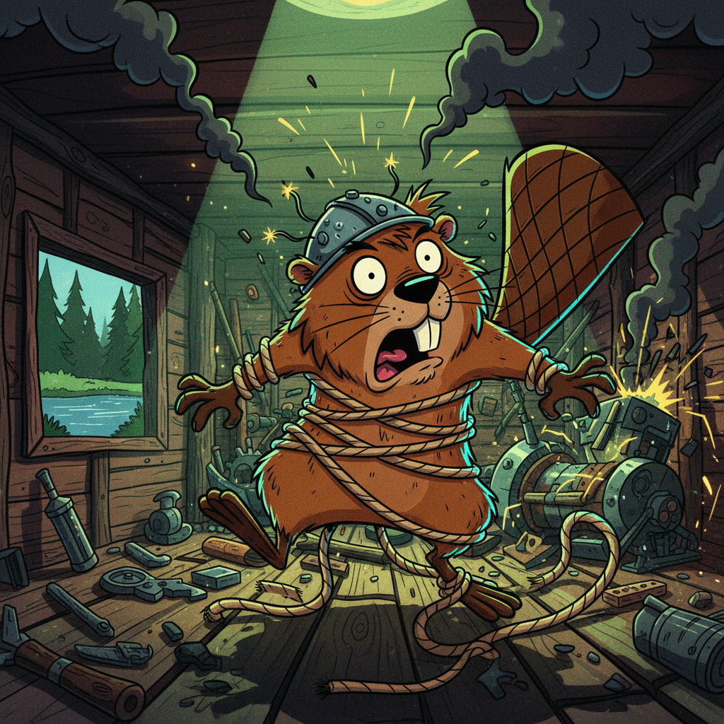 Сгенерировать фото или селфи в стиле персонажа «Крутые бобры»