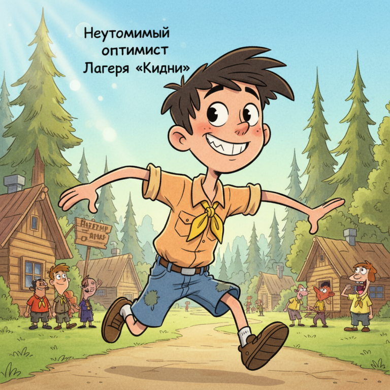 Сгенерировать фото или селфи в стиле персонажа "Лагерь Лазло"