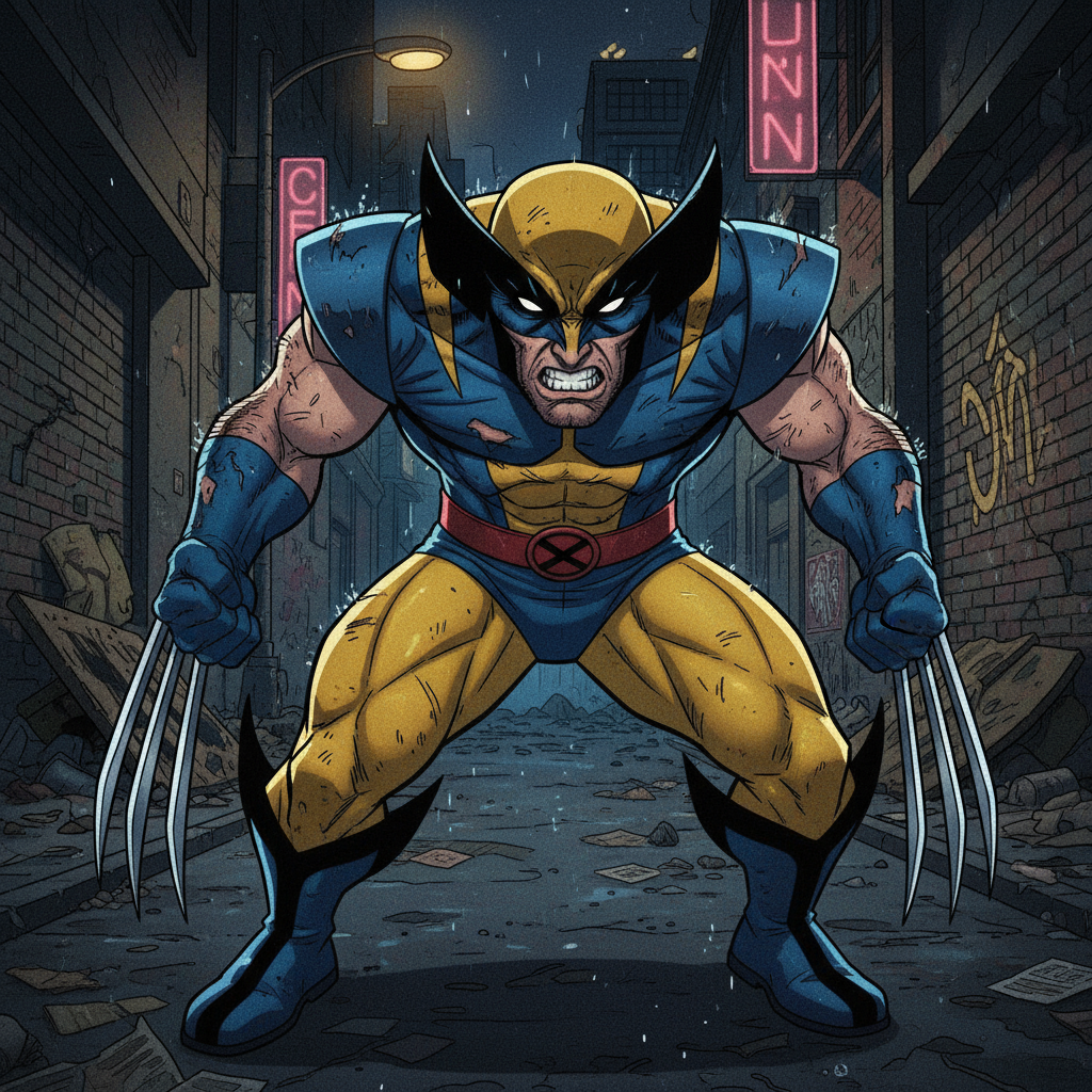 Сгенерировать фото или селфи в стиле персонажа «Люди Икс ’97»