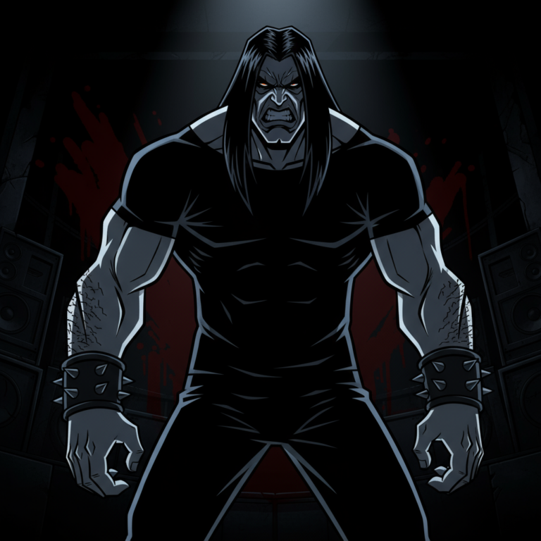 Сгенерировать фото или селфи в стиле персонажа "Металлопокалипсис"