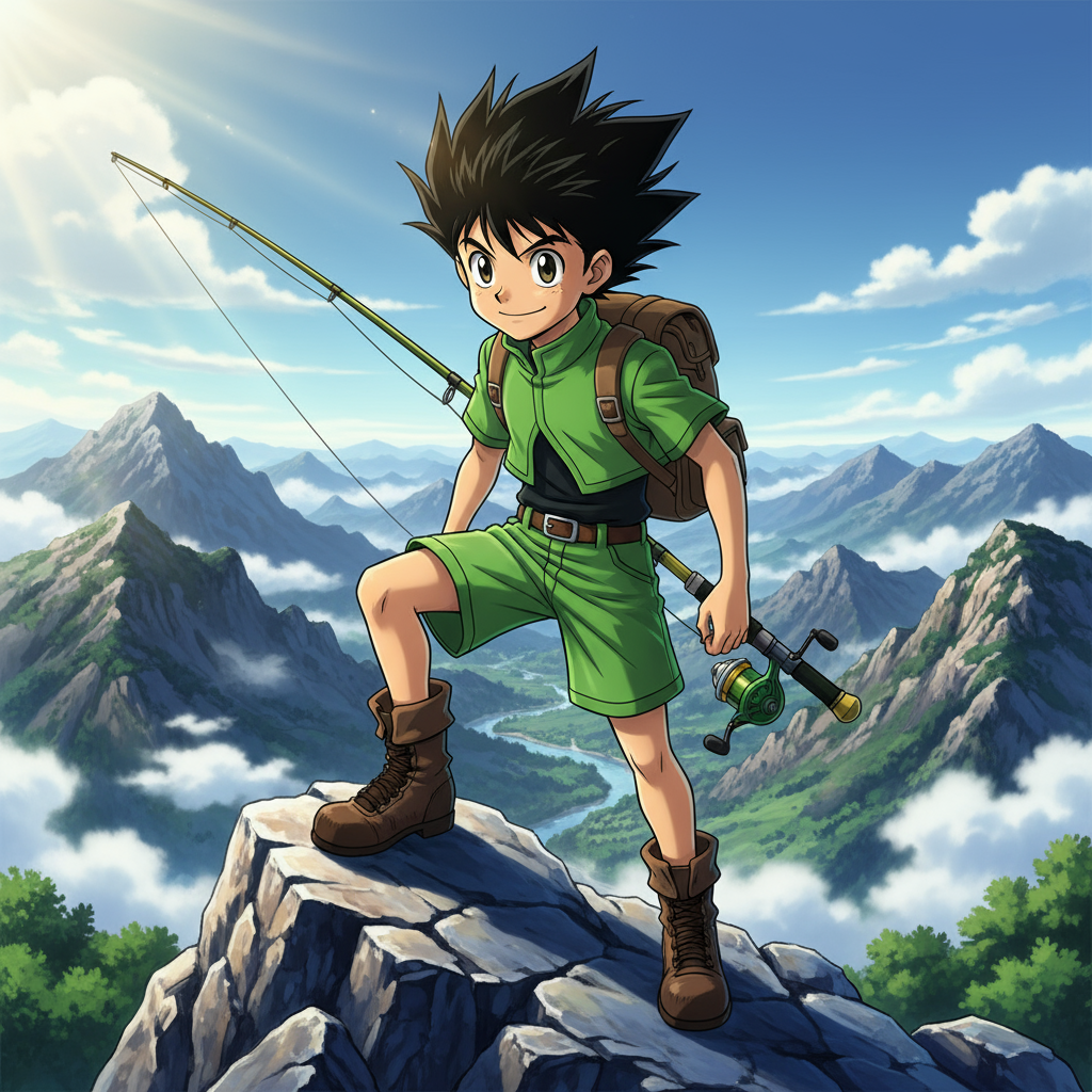 Сгенерировать фото или селфи в стиле персонажа «Охотник х Охотник»