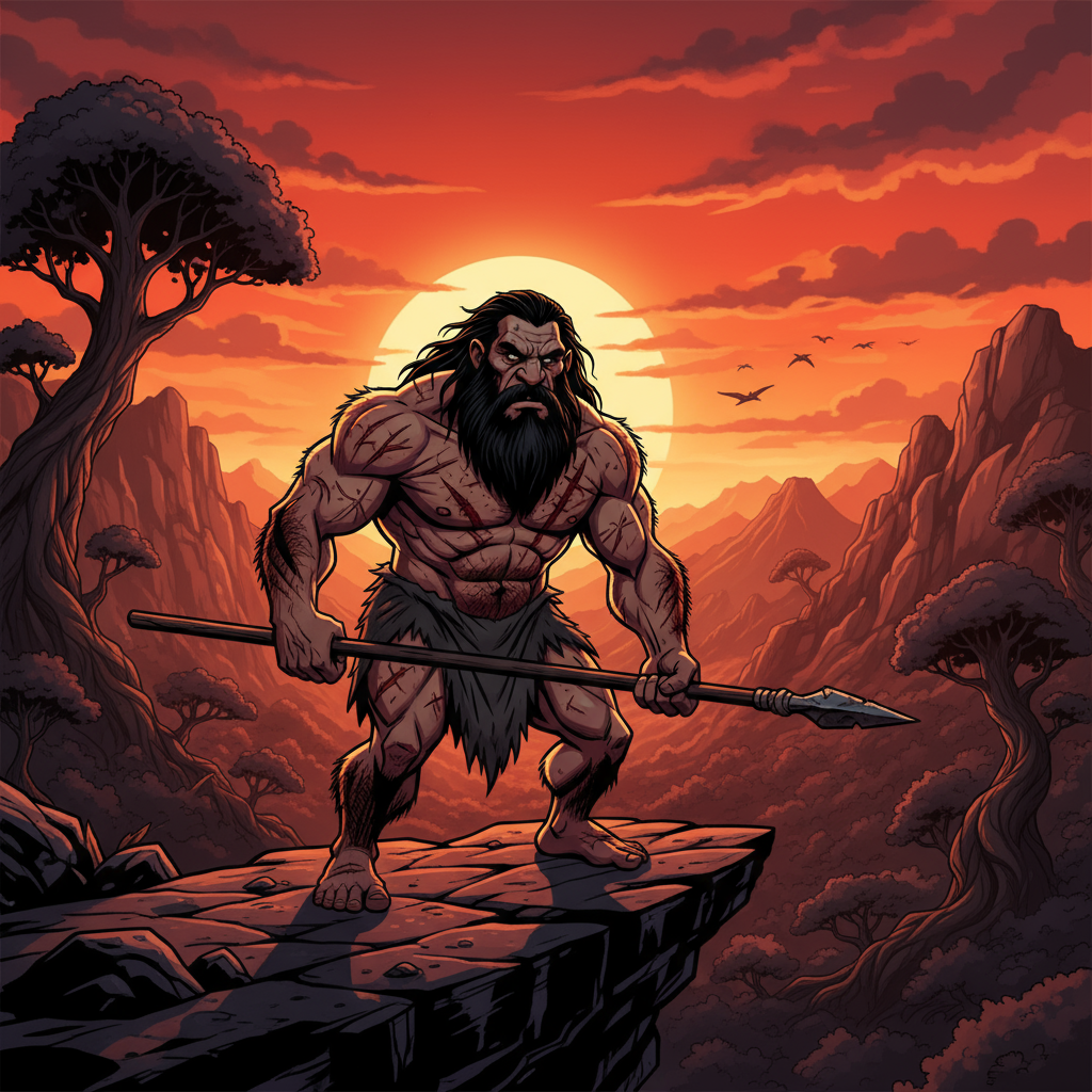 Сгенерировать фото или селфи в стиле персонажа «Первобытный»