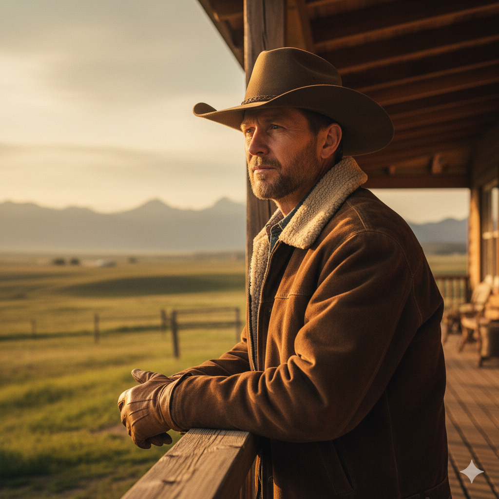 Сгенерировать фото или селфи в стиле сериала "Йеллоустоун"